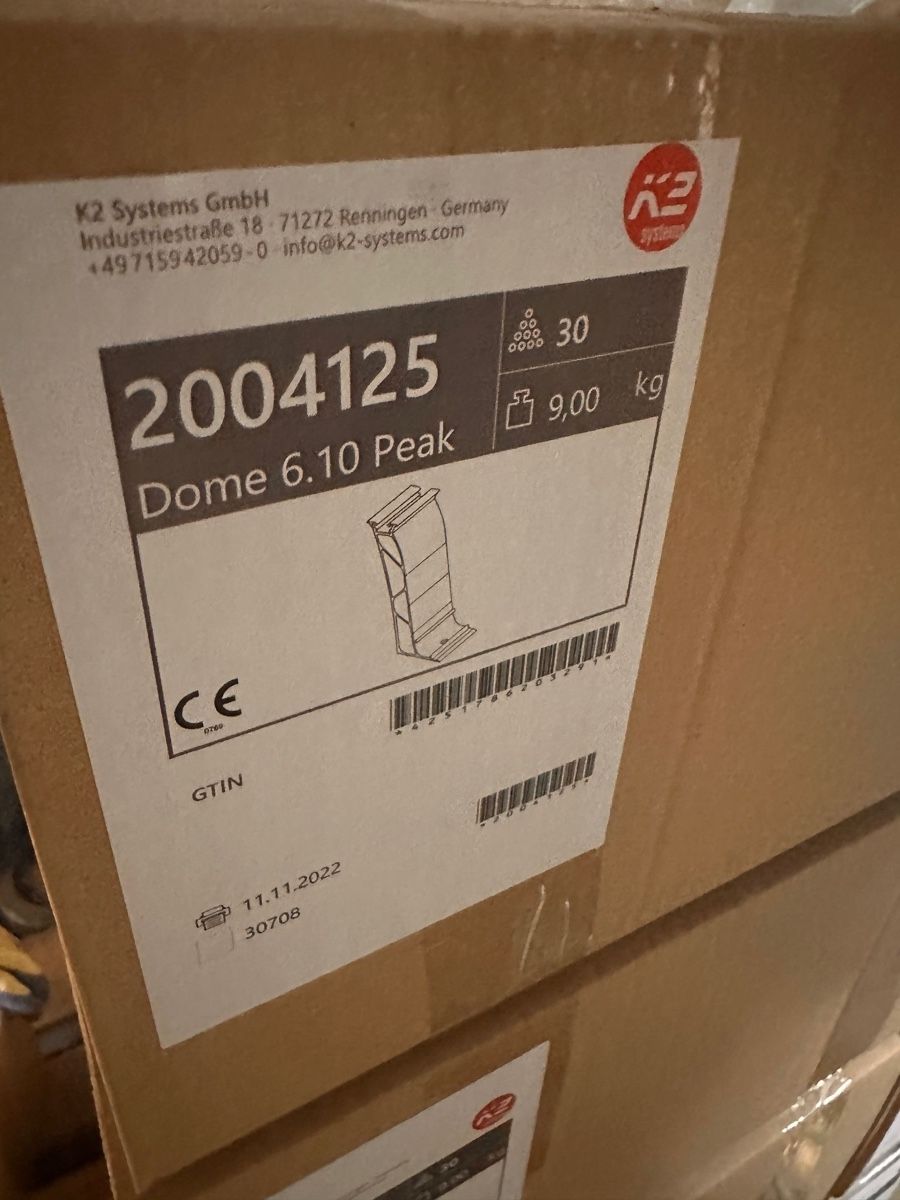 Dispositivi a energia solare: K2 Dome für Flachdach – Nuovo e nell'imballaggio originale da Gerlafingen venduto da Brnmbl