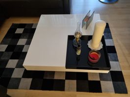 Moderner weisser Couchtisch, Top Zustand, günstig!