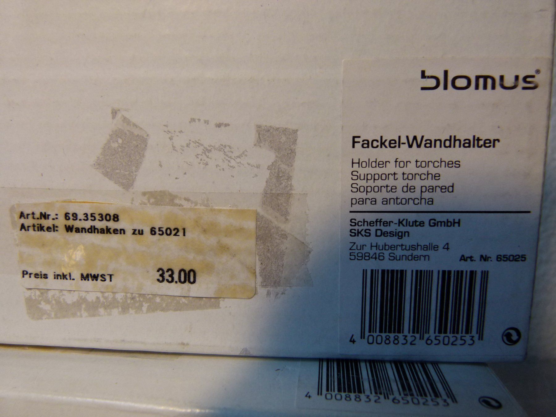 Wandhalterungen: Fackel Wandhalter – Neu und originalverpackt aus Uerkheim von Justi.y 3