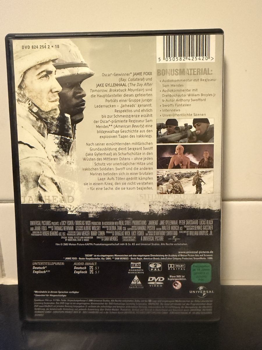 Alle DVDs: Jarhead Willkommen im Dreck guter Zustand – Neu (gemäss Beschreibung) aus Lausen von EisAmStiel94 1