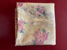 Vintage Stoff, mit Rosen bedruckt