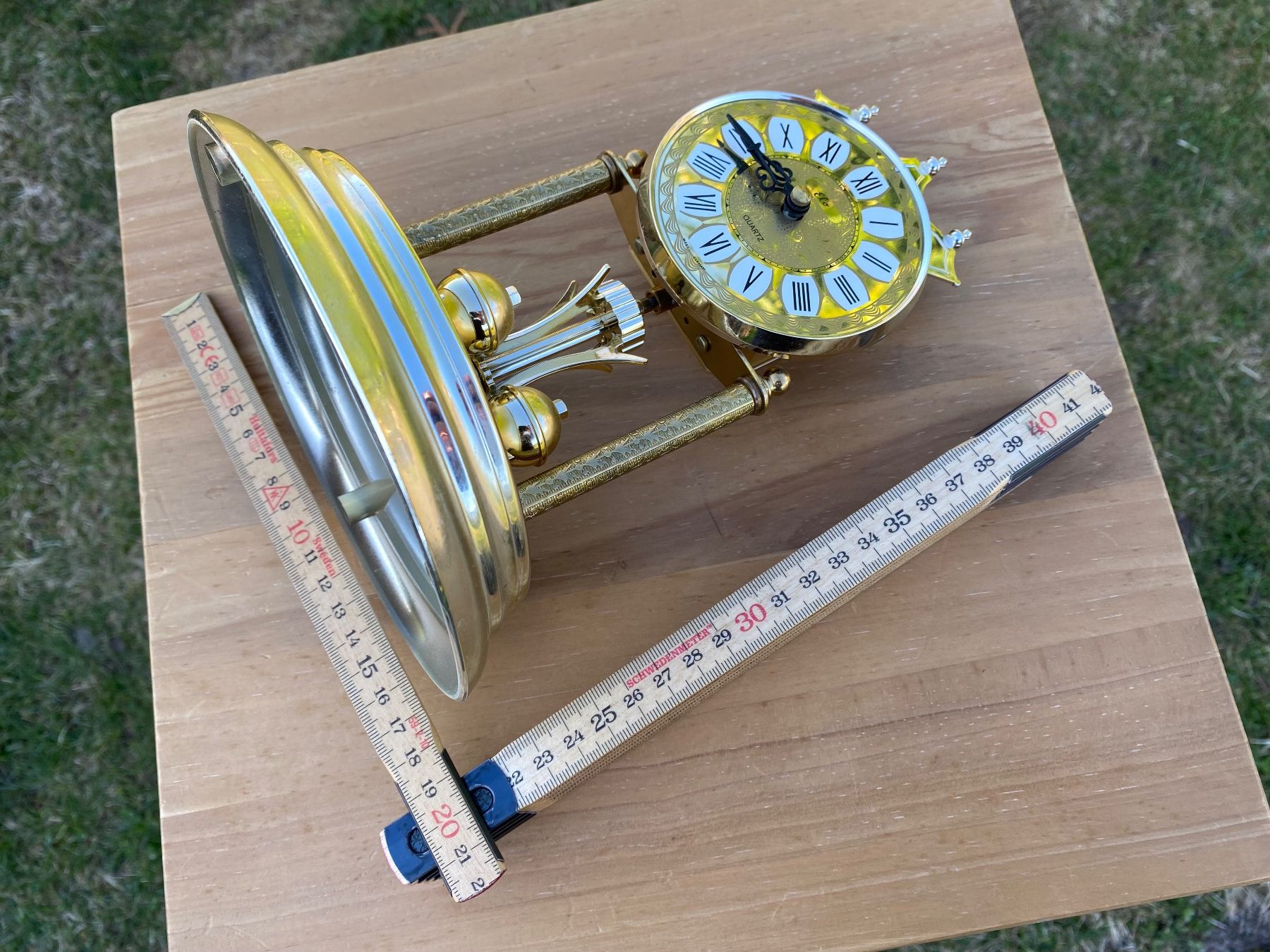 Stand- & Wanduhren: schöne Vintage Elo Kaminuhr – Gebraucht aus Feldbach von Olive1 9