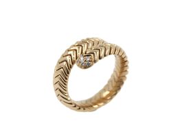 BULAGRI Serpenti Spiga Ring 18K Gold Grösse 52 *S4541