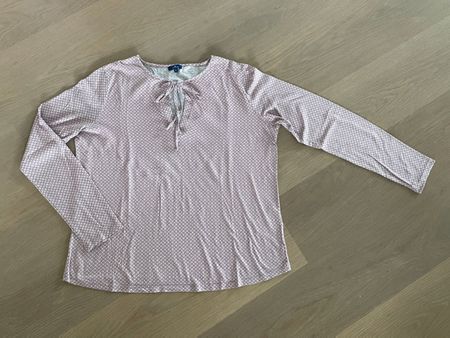 Langarmshirt rosa gemustert, Tom Tailor, Gr. L