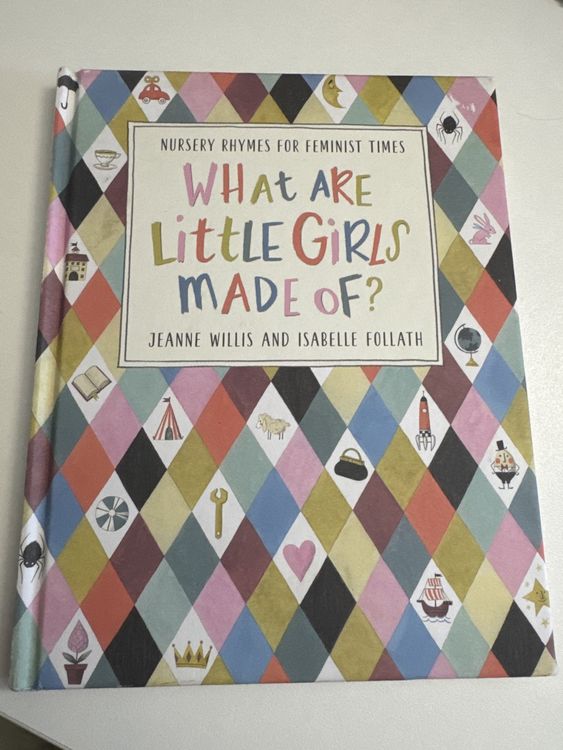 Kids book in English What are little girls made of?