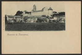Porrentruy Pruntrut uralte Karte vermutlich vor 1900