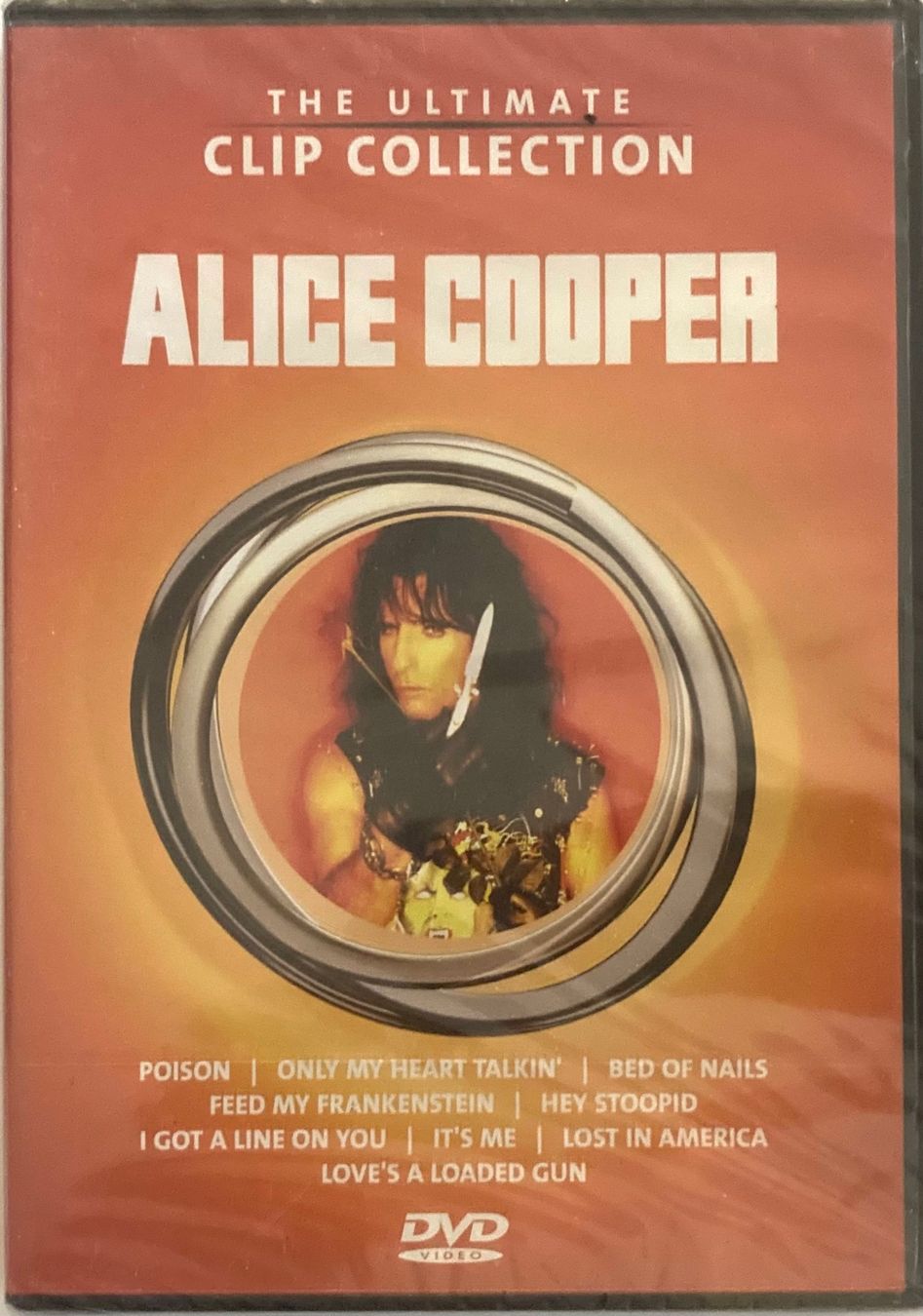 Tutti i DVDs: ALICE COOPER - THE ULTIMATE CLIP COLLECTION – Nuovo e nell'imballaggio originale da Poliez-Pittet venduto da Newtown-Records