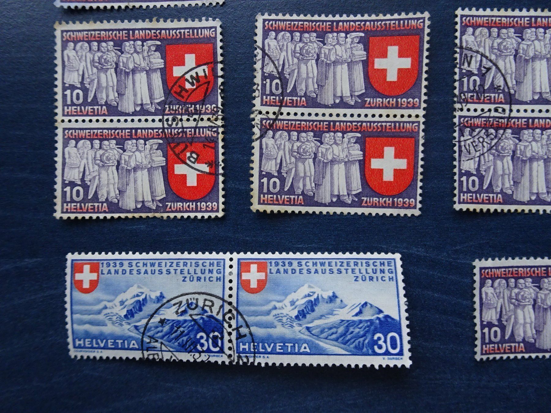 Alle Briefmarken: 1939 – Gebraucht aus Aadorf von Chnorli-Furz 2
