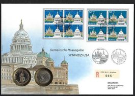 Lettre Suisse / USA 