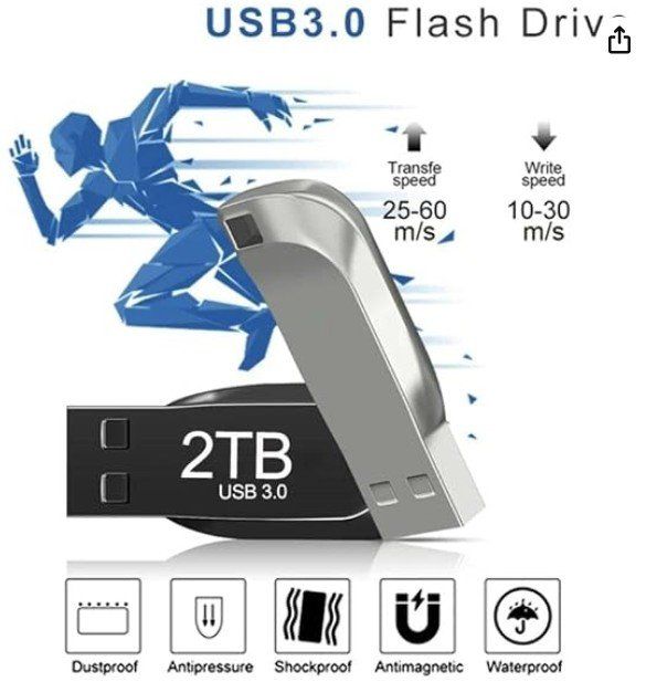 Chiavette USB: Xiaomi Flash USB 3.0 Stick 2TB silber/schwarz neu – Nuovo e nell'imballaggio originale da Luzern venduto da rivendo.shop 4