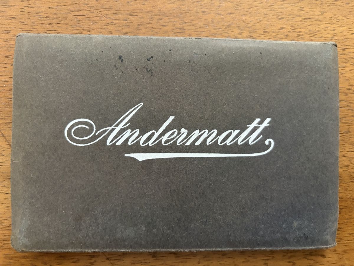 Cartoline postali: Postkarten- Buch Andermatt – Usato da Bern venduto da estalin
