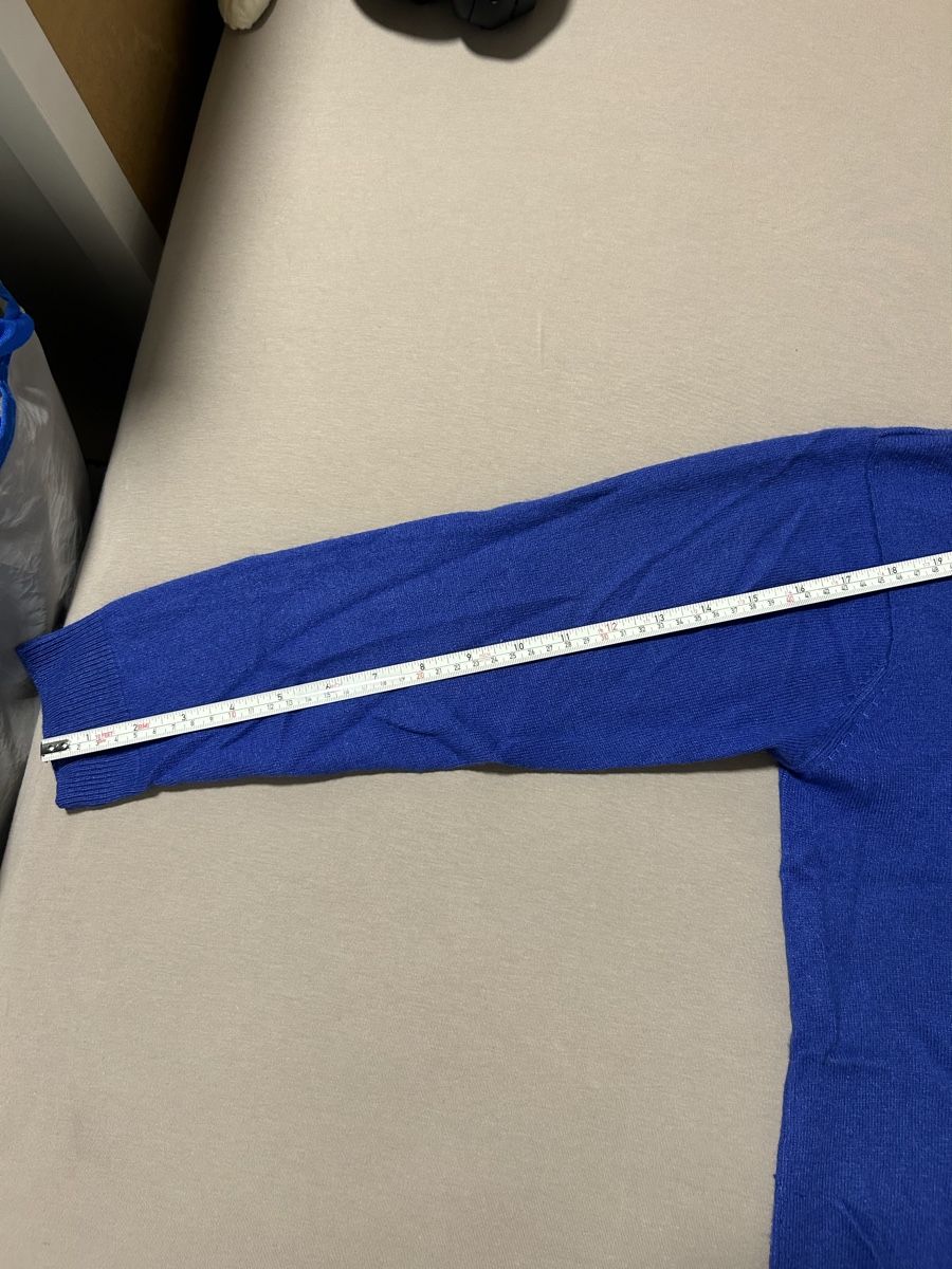 Maglioni & Felpe: Pull en cachemire et soie Sergio, bleu cobalt,hiver! – Usato da Morges venduto da cat_6cm9 3