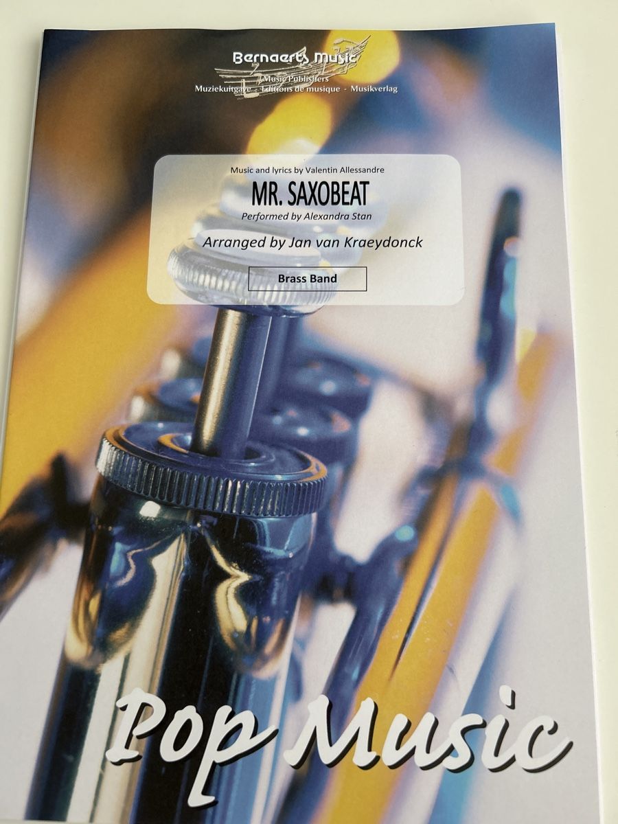 Bücher: Brass Band Noten: Mr. Saxobeat – Neu (gemäss Beschreibung) aus Galgenen von Red27