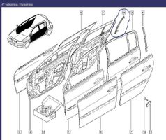 Renault  Fensterführungsschiene 82 00 325 385