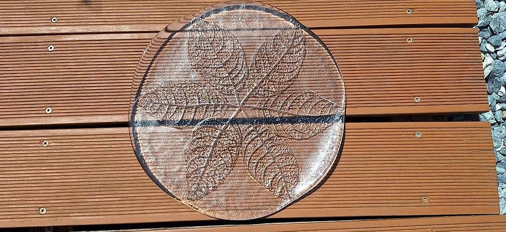 Kosta Boda Bicchieri: Kosta Boda Blatt Glas-Platte – Usato da Dietikon venduto da angelus90 1