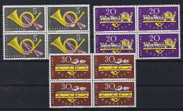 Werbemarken 1949 Viererblocks postfrisch   14483