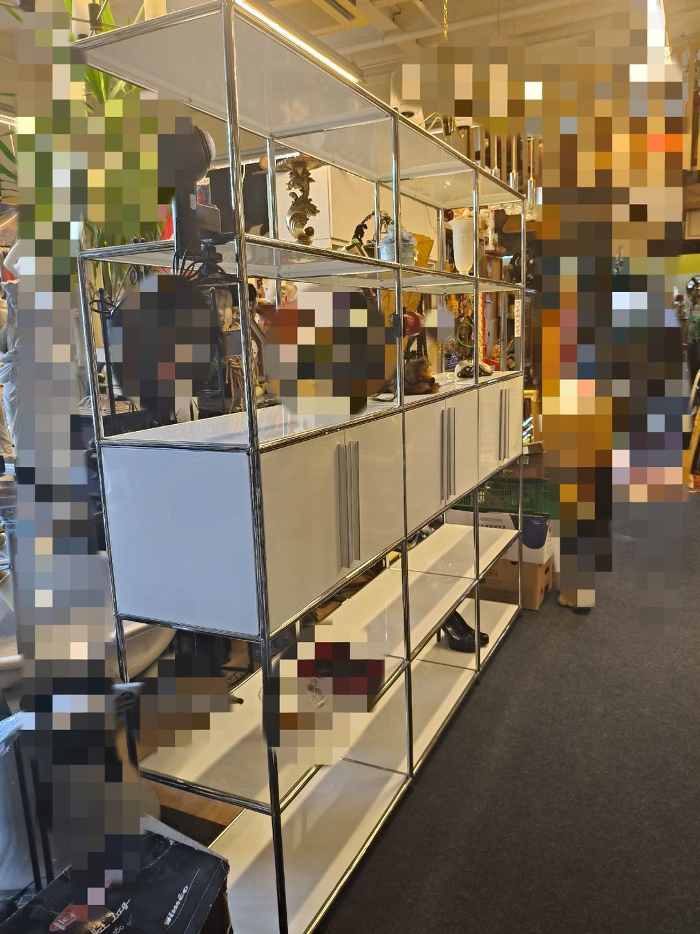 Scaffali: Büro Regal weiss Chrom – Usato da Zwingen venduto da inf_2blh 5