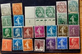 FRANCE timbres anciens neufs ++