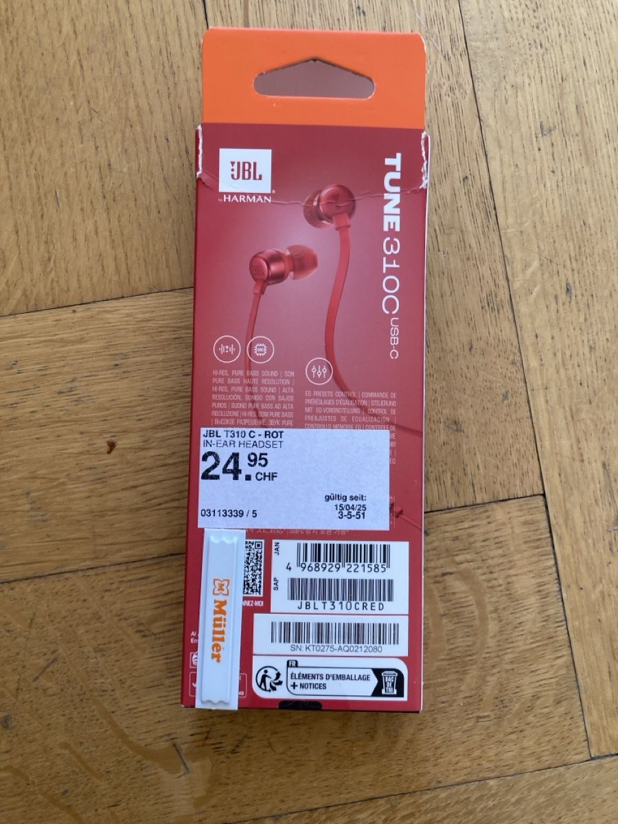 JBL Cuffie: JBL tune 31 oc cable in ears usb-c – Nuovo (secondo la descrizione) da Zürich venduto da jon_ym78 1