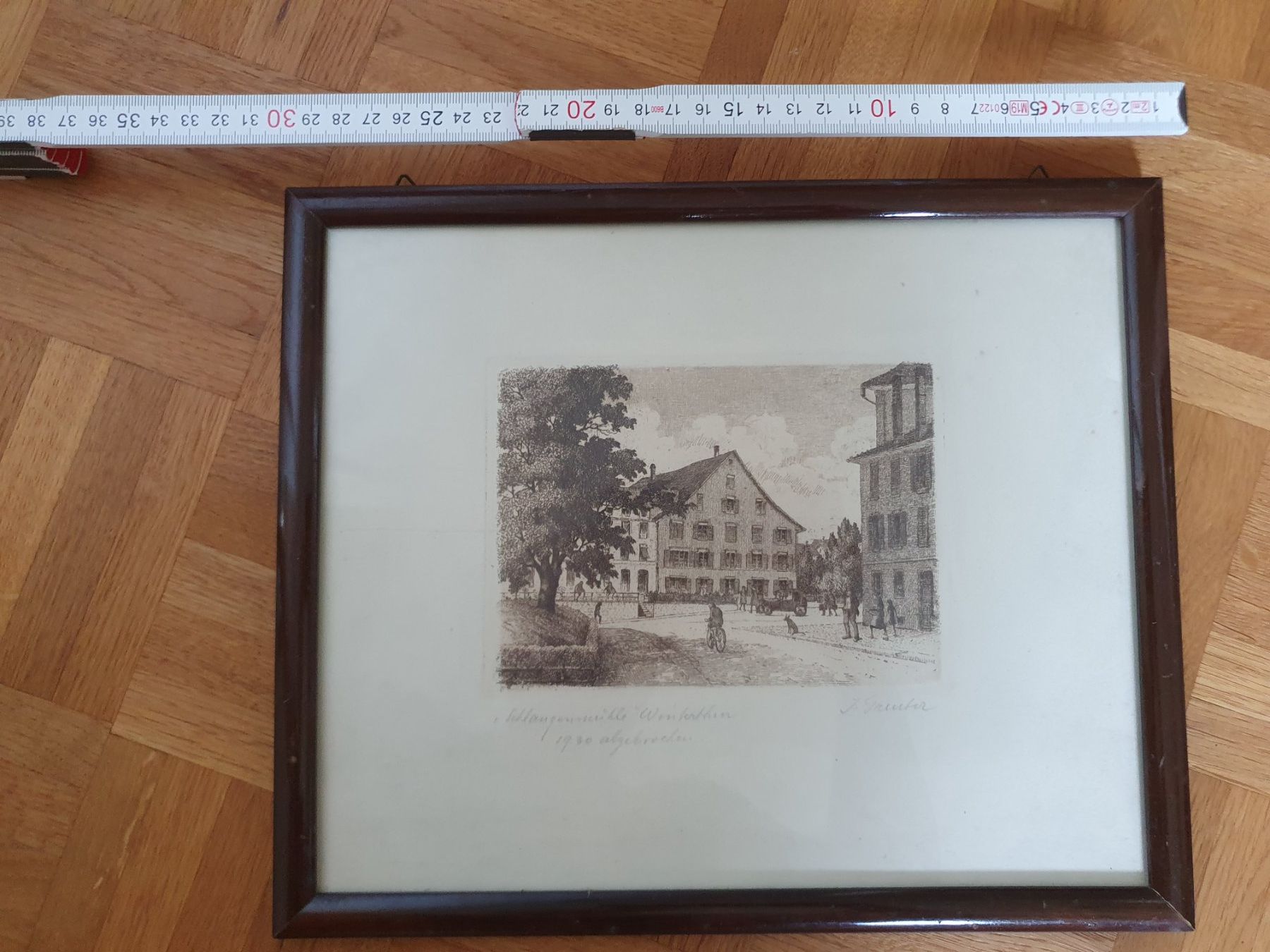 Poster & Bilder: Bild Schlangenmühle Winterthur mit Rahmen 24x30 cm – Gebraucht aus Winterthur von Natascha_1994 2
