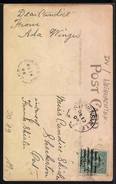 Cartoline postali: AK Weihnachtsmann mit Pfeife – Usato da Berlin venduto da bartko-reher 1