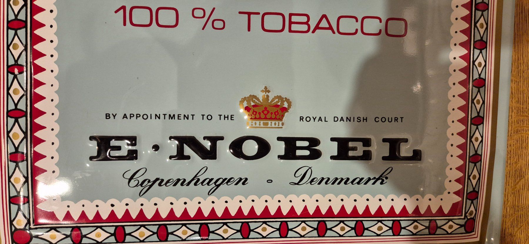Insegne: Blechschild Petit Small Cigars von E. Nobel Denmark 40x45cm – Usato da Neerach venduto da SilliS 1