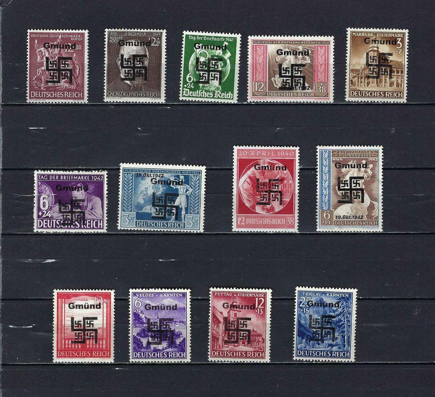 Alle Briefmarken: WKII Besetzung ** – Neu und originalverpackt aus Altstätten SG von Nandodax