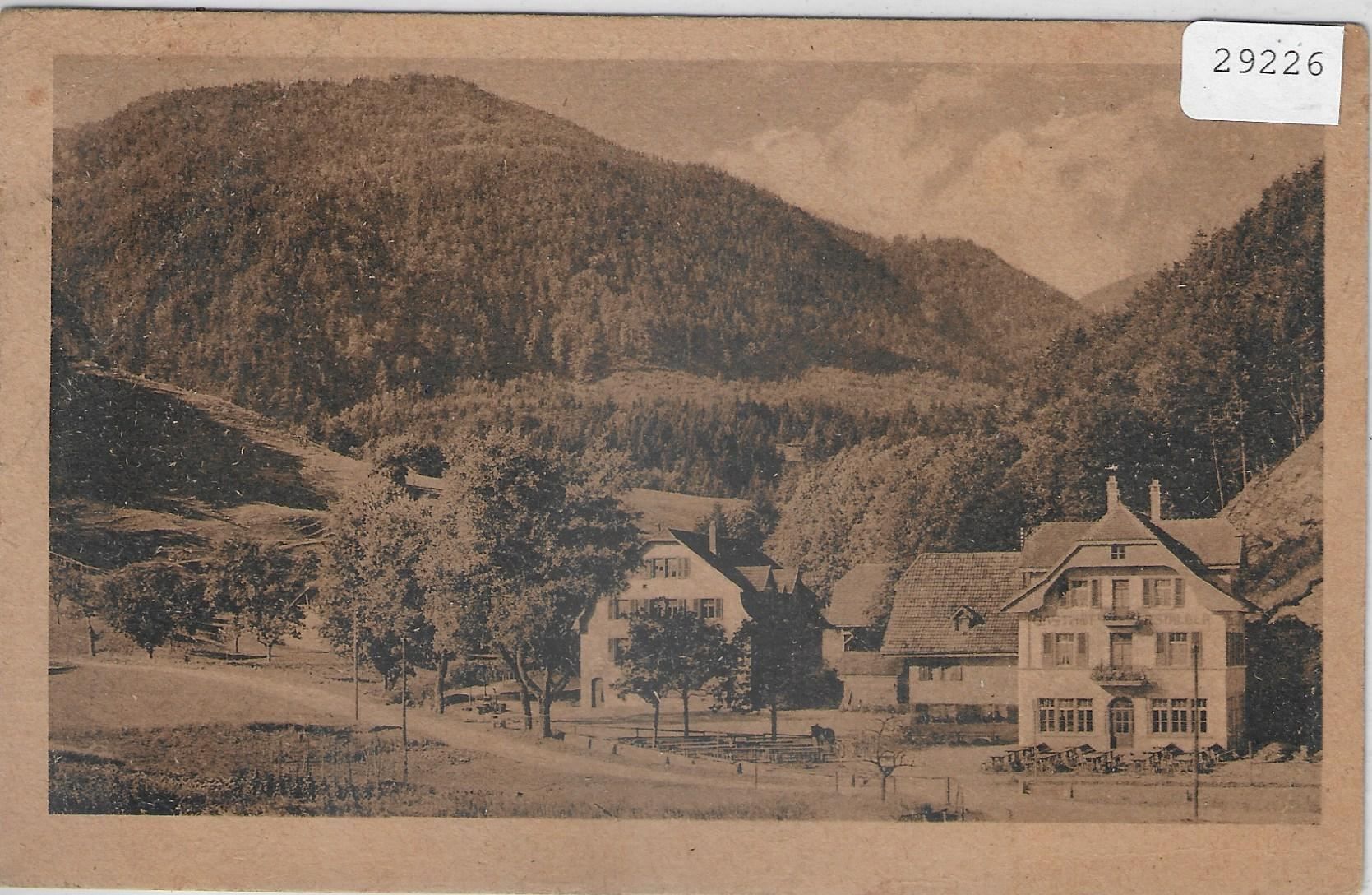 Cartoline postali: Gänsbrunne - Gasthaus St. Joseph – Usato da Ettingen venduto da Kartenplanet