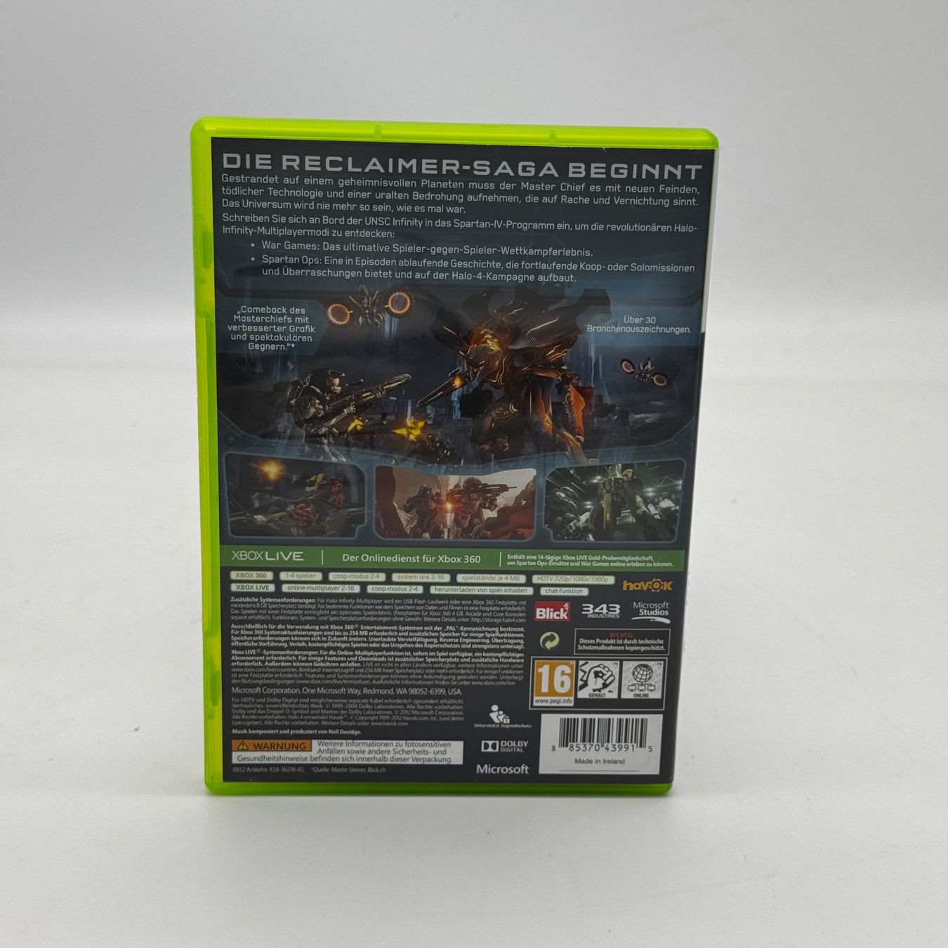 Microsoft Giochi: Halo 4 | Xbox 360 | Sci-Fi Shooter Klassiker – Usato da Kloten venduto da Warehouse81 1
