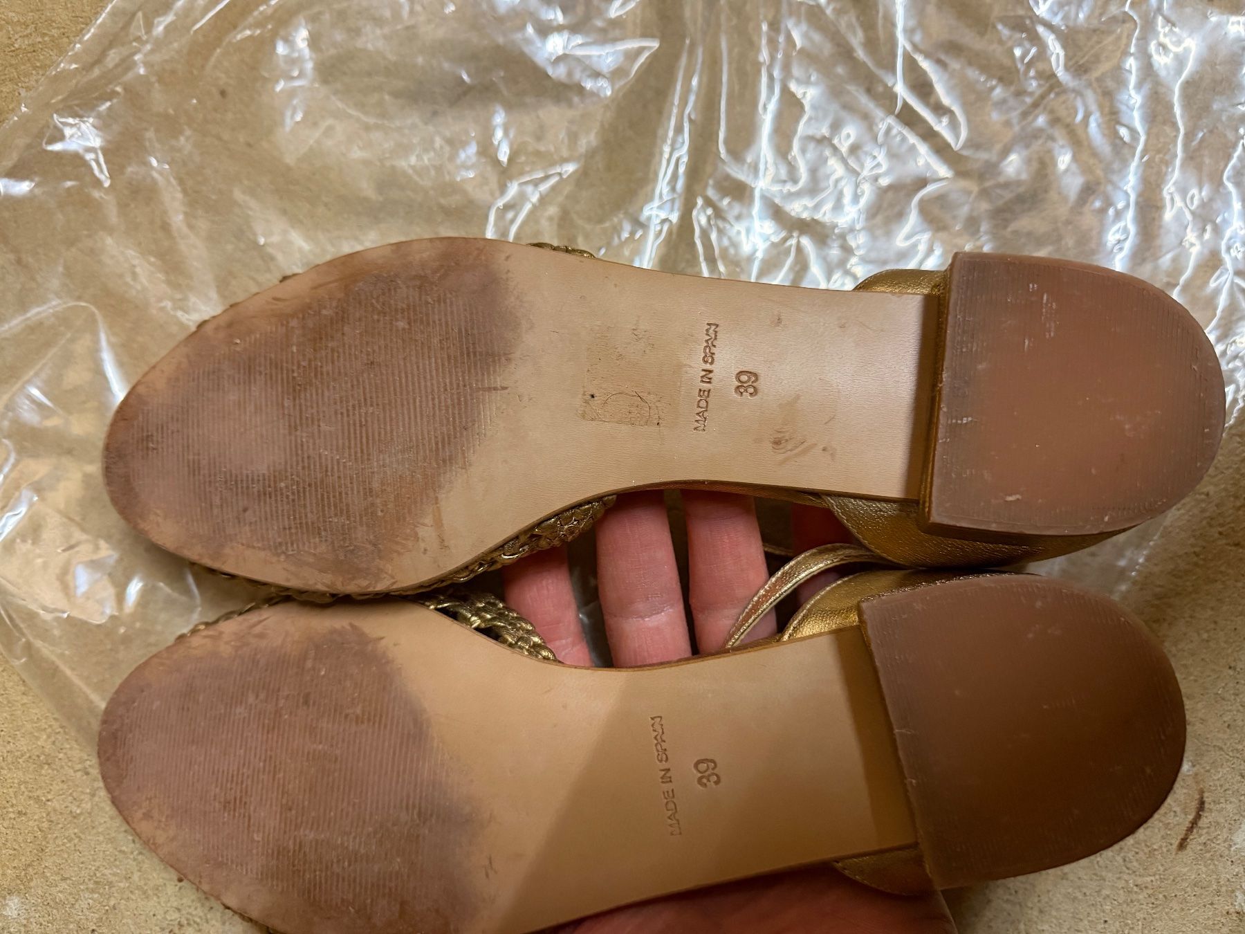 Scarpe da donna: Sandales cuir dorés Maison 123 – Usato da Ravoire venduto da FredLatourre 2