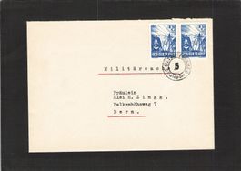 Beleg Telegraphen KP , 1939 GEB.TGKP.12