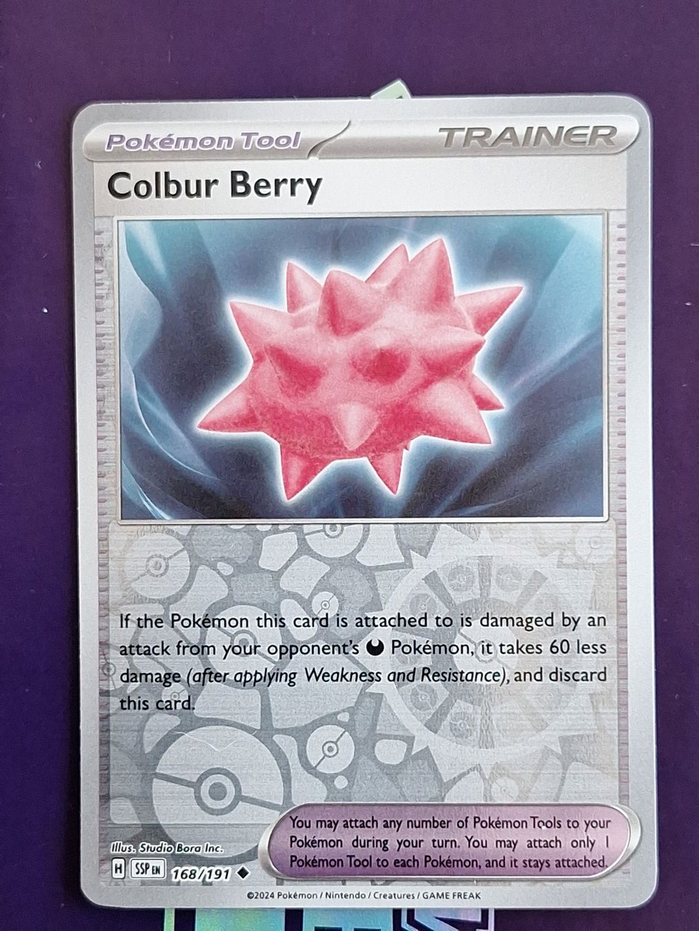 Pokémon Carte collezionabili: Colbur Berry - Reverse Holo - Pokemon Surging Sparks – Usato da Altstätten SG venduto da GGsGameshop
