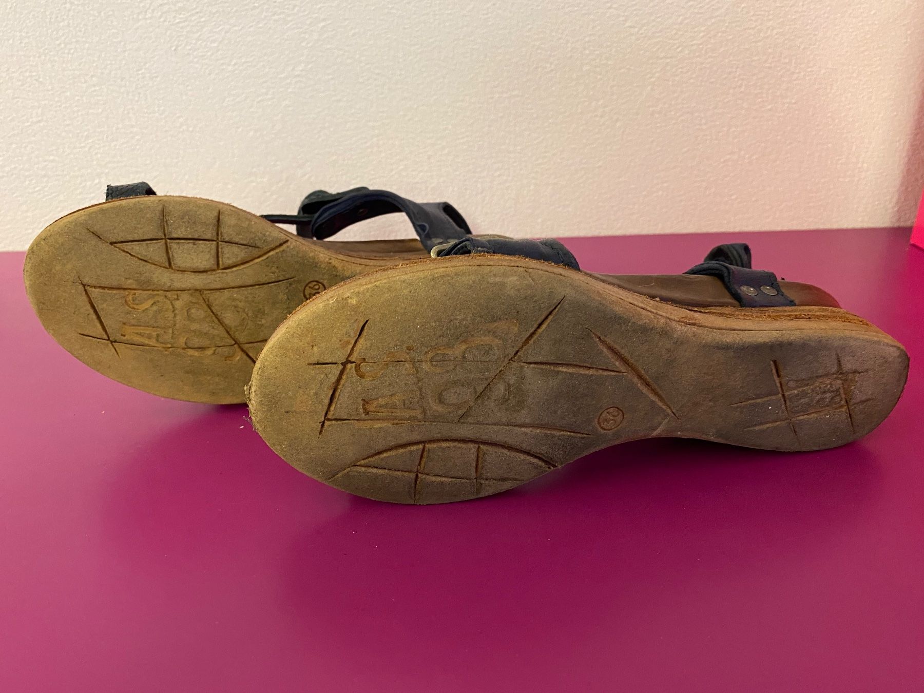 A.S.98 Damenschuhe: AS98 - Sandalen - Grösse 36 / Dunkelblau – Gebraucht aus Eschenbach SG von Sums 3