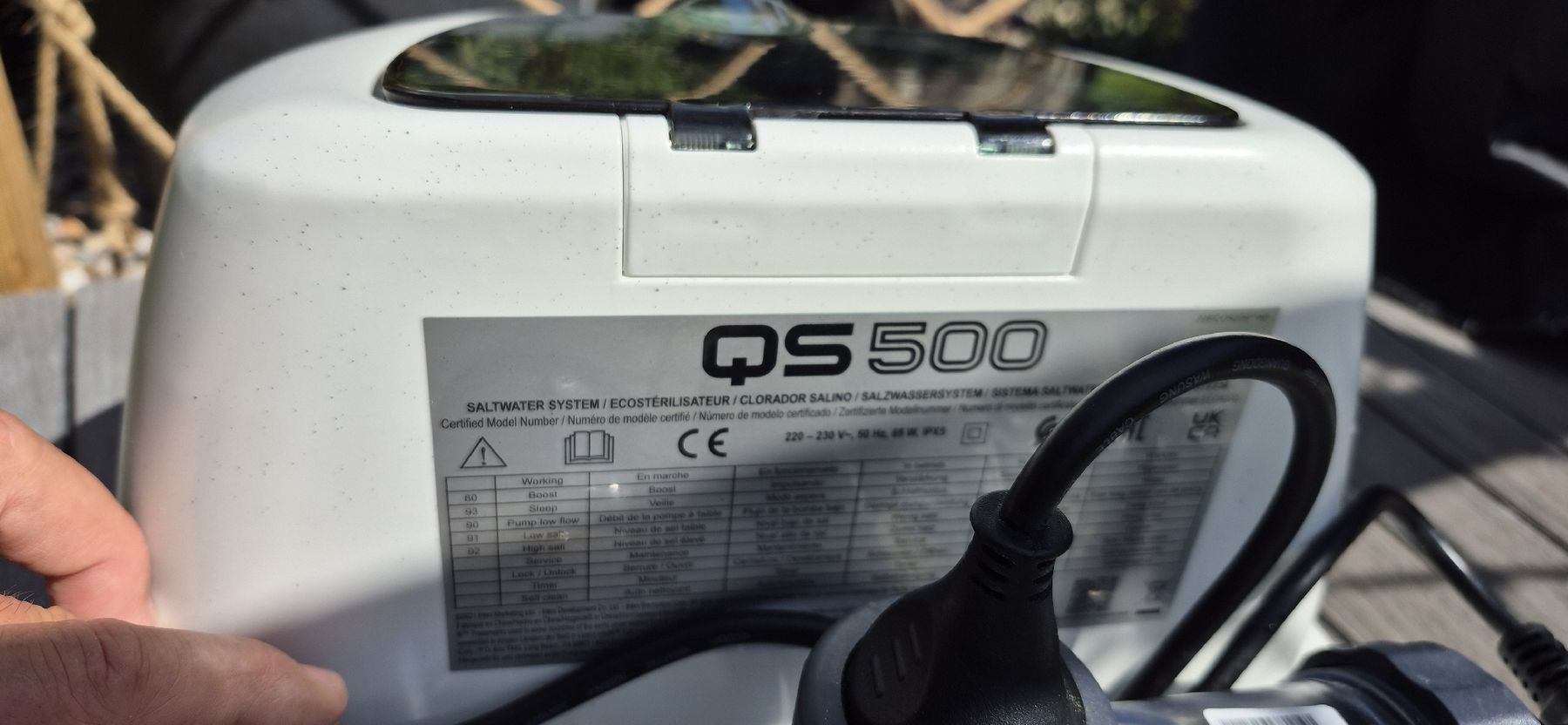 Intex Piscine: QS500 Pool Salzwasser-System  – Usato da Braunau venduto da Benn80
