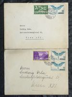 2 Briefe Schweiz – Österreich Wien Flugpost Winterthur Lot