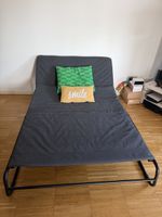 IKEA ASKEBY 2er-Sofa-Bett, dunkelgrau – Schlafsofa