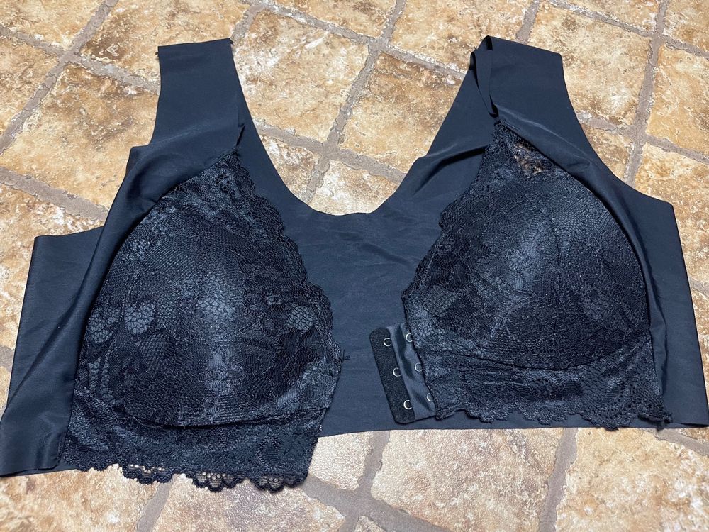 Handful The Closer Reggiseno Sportivo Donna Con Zip Frontale E Chiusura Anteriore - Racerback, Nero, Taglia L - 6