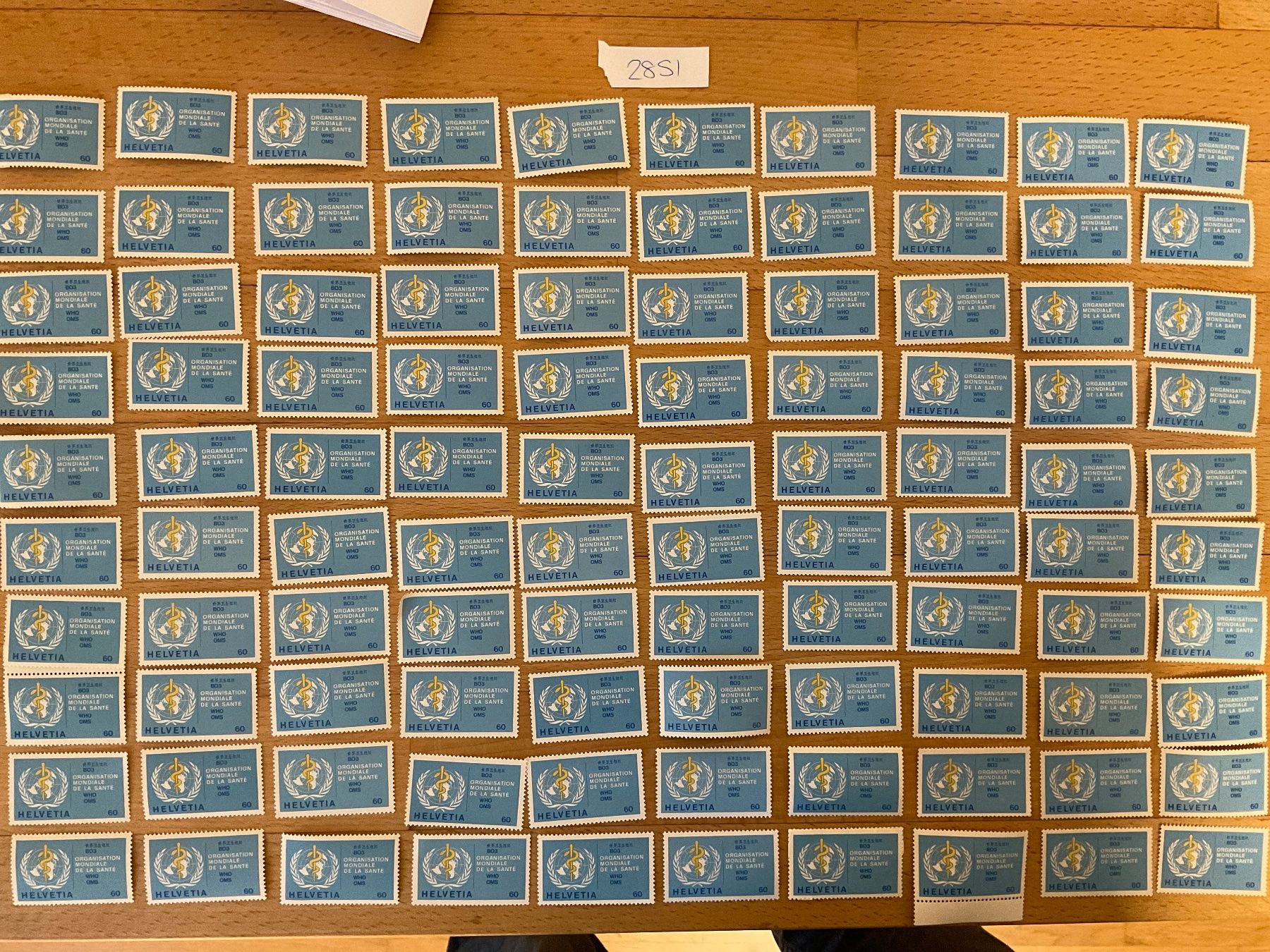 Tutti i francobolli: 60Fr Ämter Frankaturware ungestempelt postfrisch Sammlung – Nuovo (secondo la descrizione) da Wil SG venduto da Chefsugus
