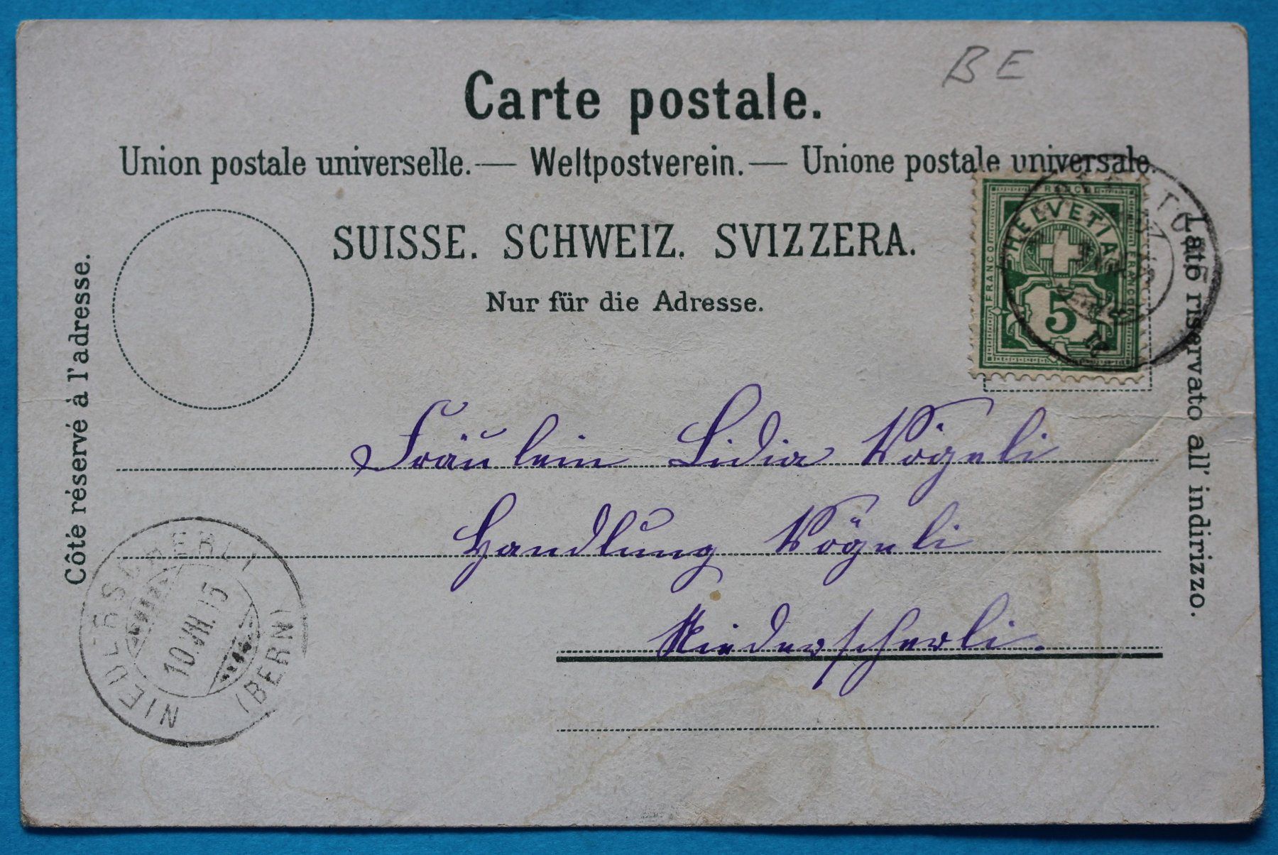 Cartoline postali: ALBLIGEN LITHO AK – Usato da Lotzwil venduto da pirolh 1