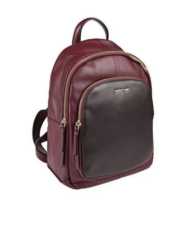 Edler Leder CERRUTI 1881 Damen Rucksack in Bordeaux - Neu!