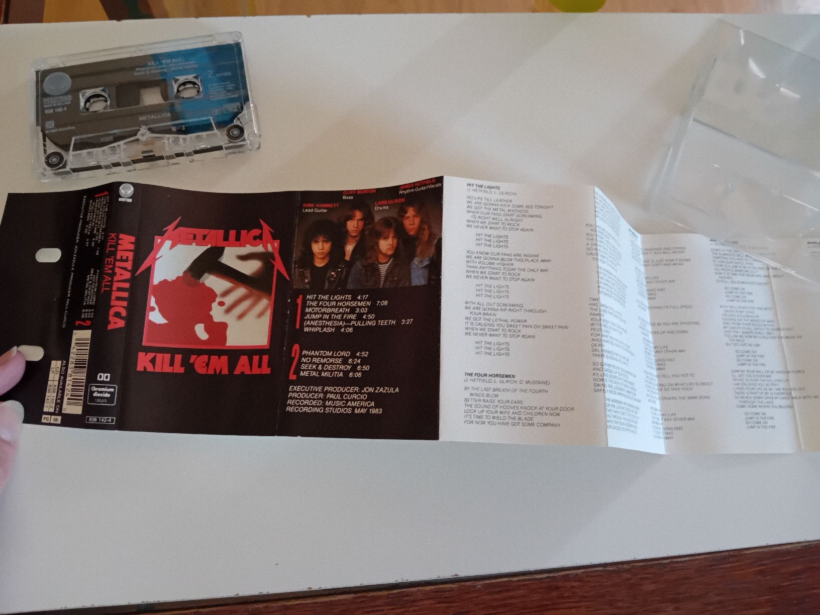 Musicassette: MC METALLICA KILL 'EM ALL – Usato da Biasca venduto da Old_6blh 3