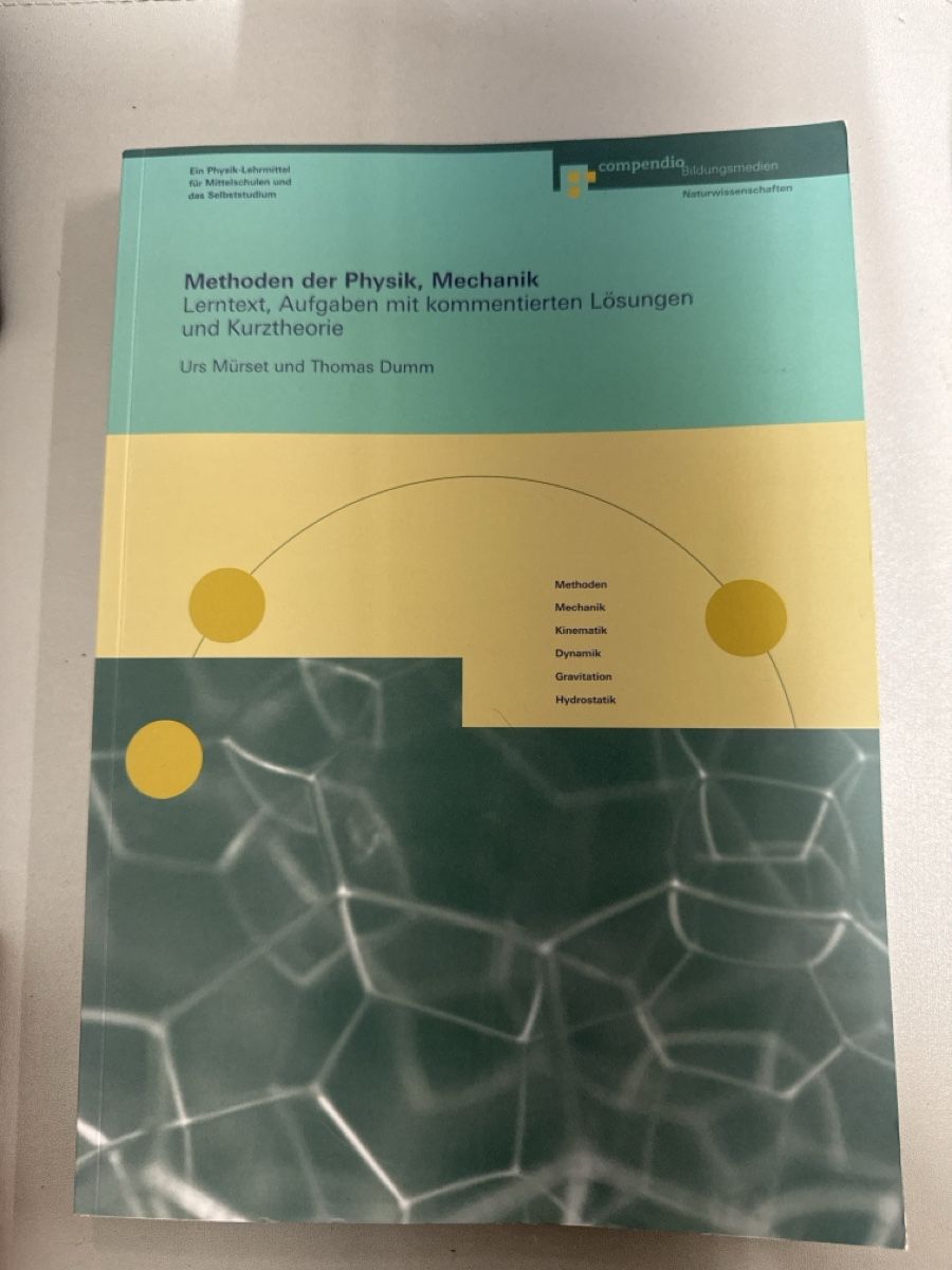Livres: Compendio - Methoden der Physik, Mechanik – D'occasion à Interlaken par ibomahmud