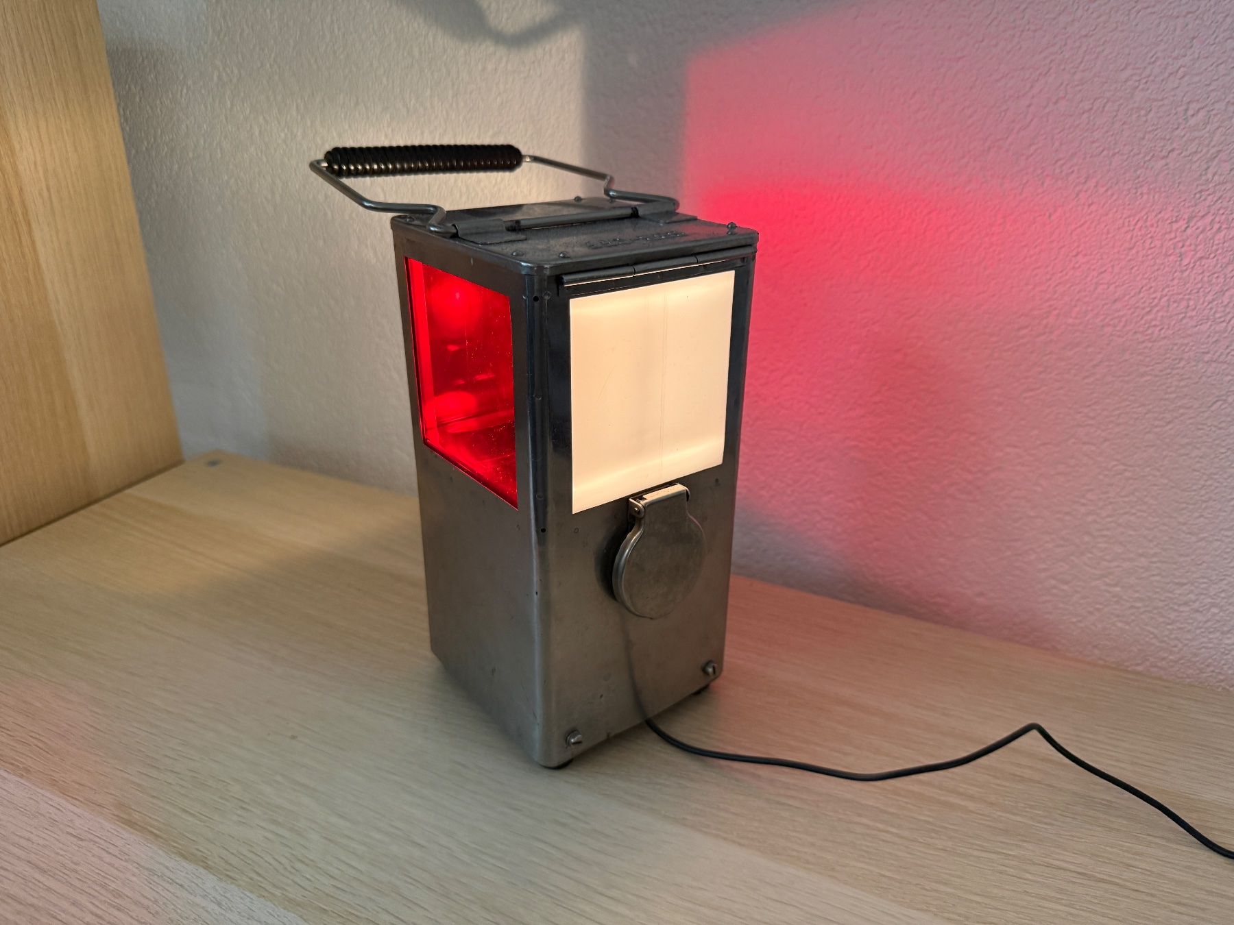 SBB/CFF/FFS Lampade: SBB Schaffnerlaterne als Nachttischlampe – Usato da Solothurn venduto da neviobernhard 3