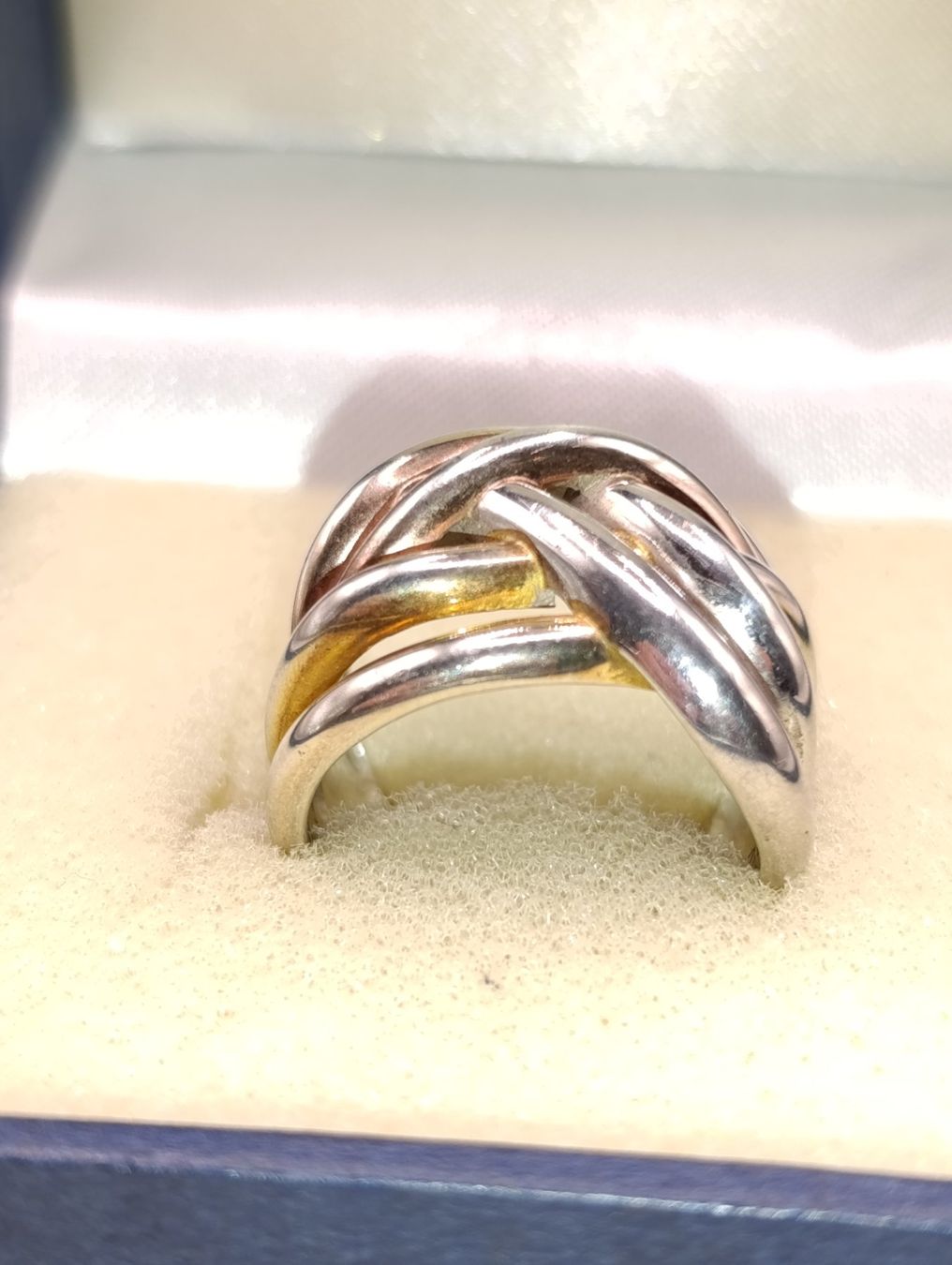 Anelli: Wunderschöne Vintage 925er Silber Ring 80er Top – Usato da Steffisburg venduto da 1.Schmuckschatulle 1