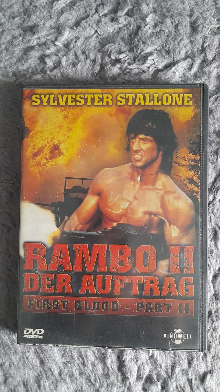 Tutti i DVDs: RAMBO 2    DER AUFTRAG    DVD – Usato da Wetzikon ZH venduto da Ramones01