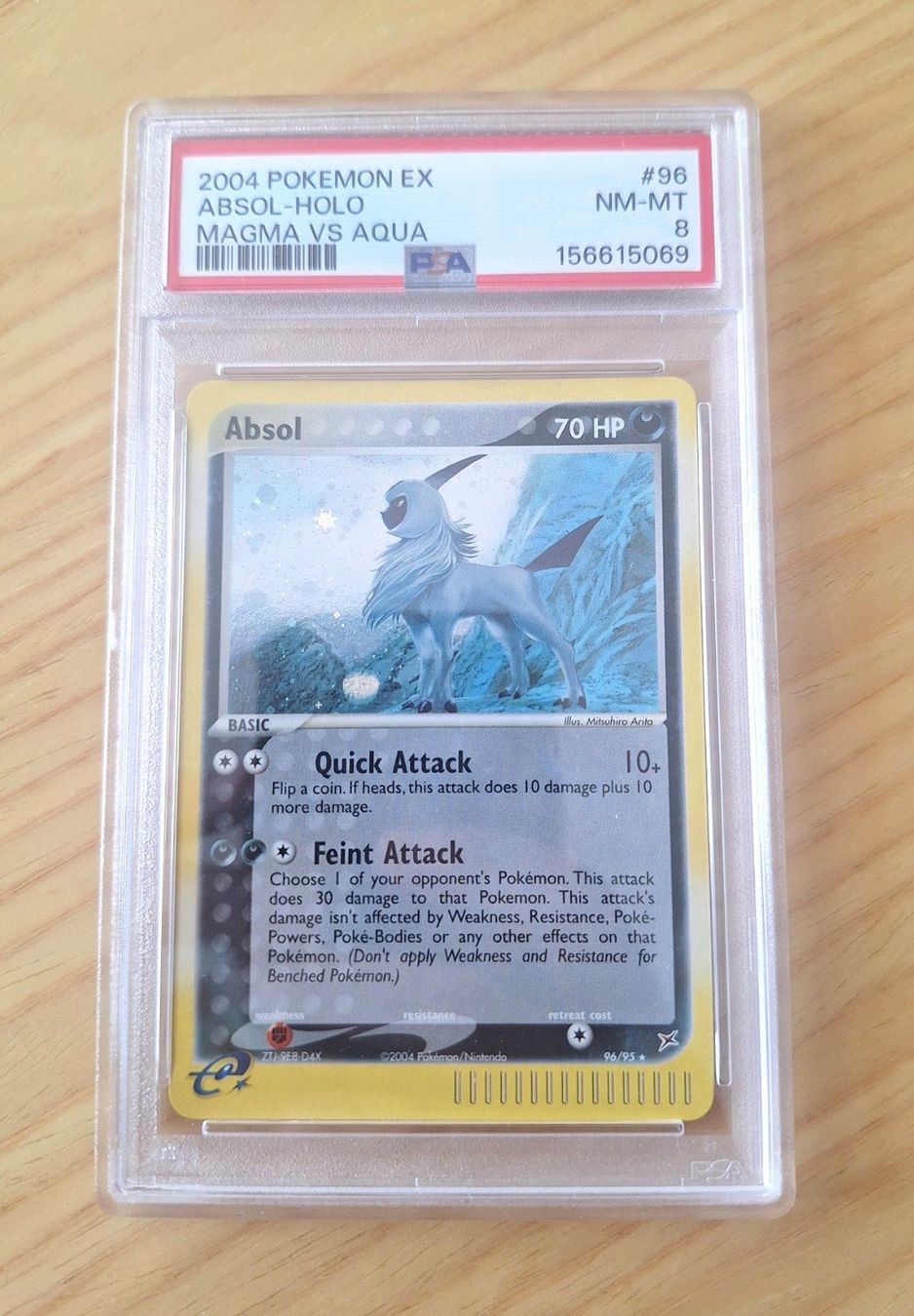 Pokémon Carte collezionabili: Absol #96 Pokemon Team Magma & Team Aqua PSA 8 – Usato da Sugiez venduto da eLCangri90