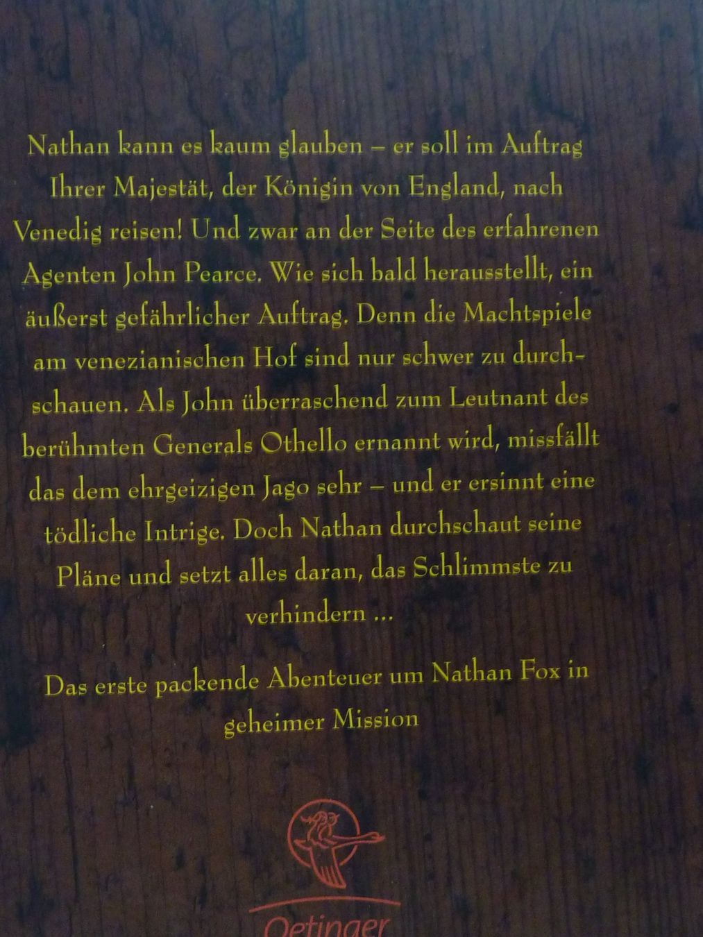 Libri: Nathan Fox - Im Auftrag Ihrer Majestät – Nuovo (secondo la descrizione) da Triengen venduto da Nussbaum14 1