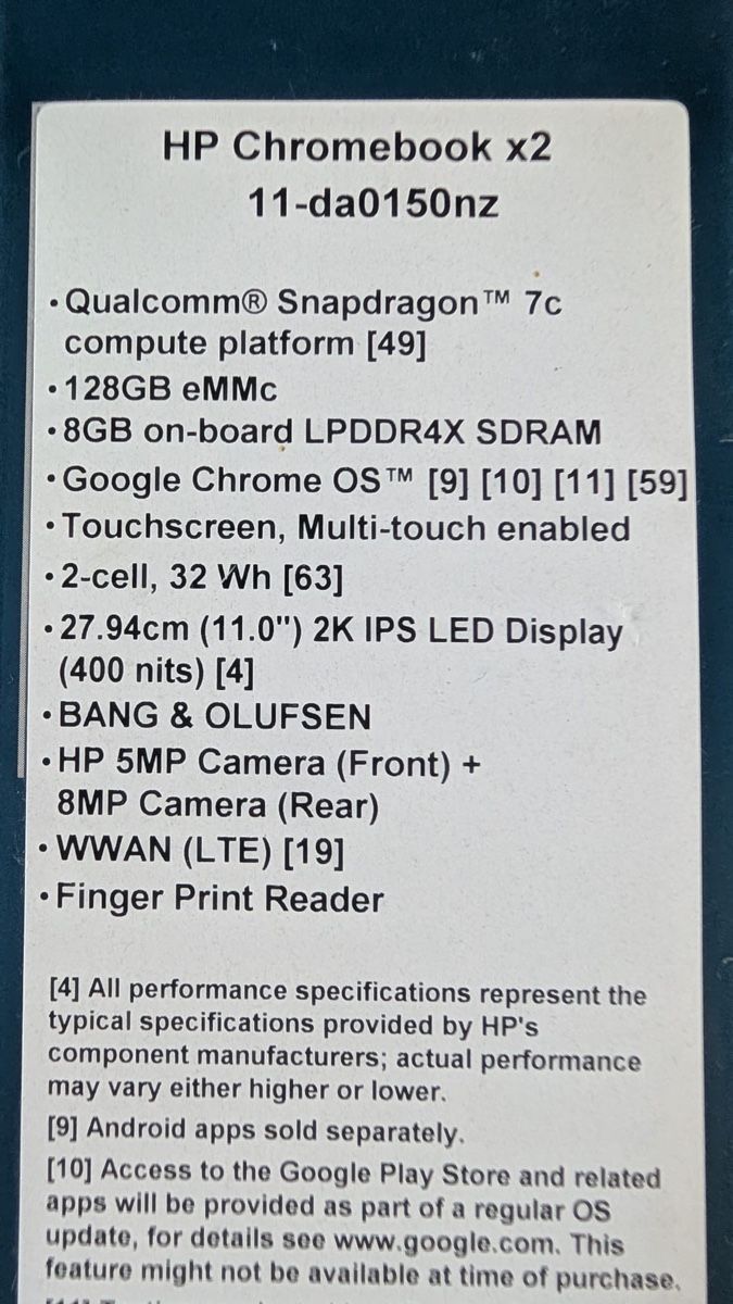 Hewlett Packard Notebook: 💻 HP Chromebook x2 – Usato da Lausanne venduto da from1chf 5