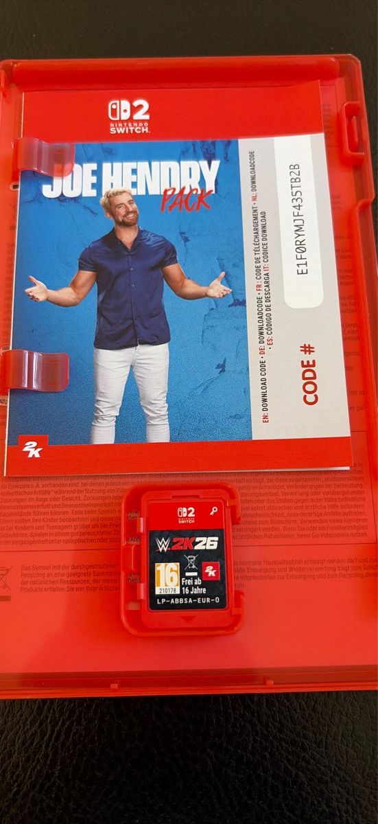 WWE Jeux: WWE 2K26 Nintendo Switch Spiel Code-Karte unbenutzt – Neuf (Voir description) à Wil SG par abi_j9gp 1