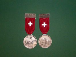 Medaille  Auszeichnung  1982 und 1983  Sektionswettschiessen